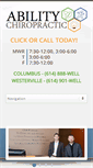 Mobile Screenshot of abilitychiro.com